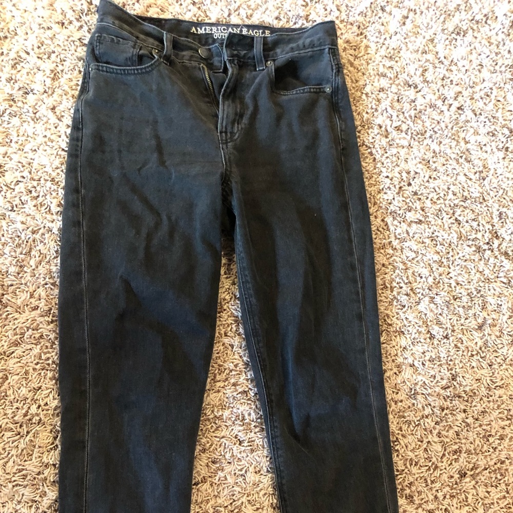 American Eagle high rise mom jeans
